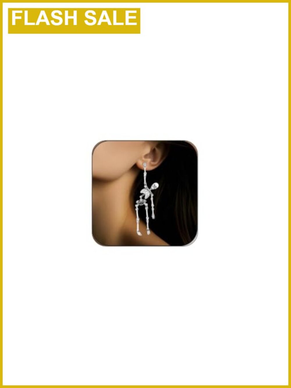 Halloween Dangle Earrings Alloy Acrylic Skull Pumpkin Bat Ghost
